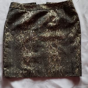 Snakeskin Pencil Skirt
